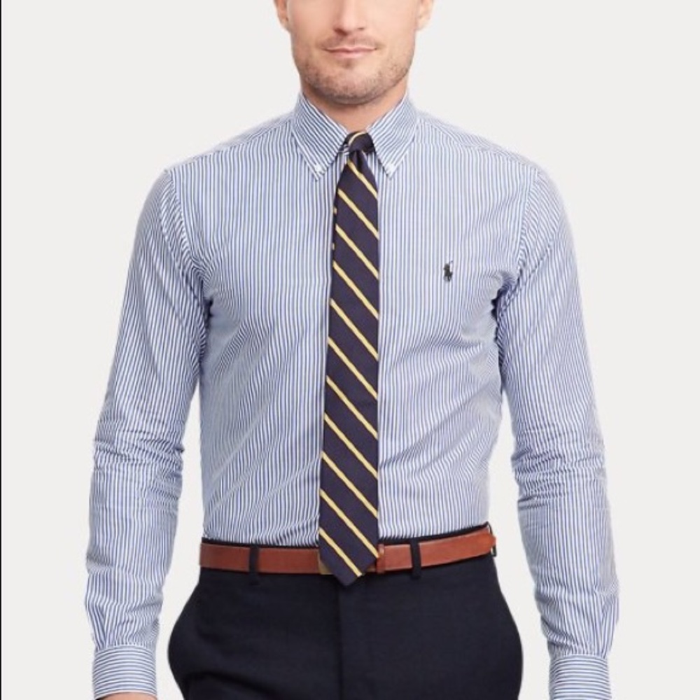 POLO RALPH LAUREN Classic Fit Striped Shirt - Picture 2 of 5